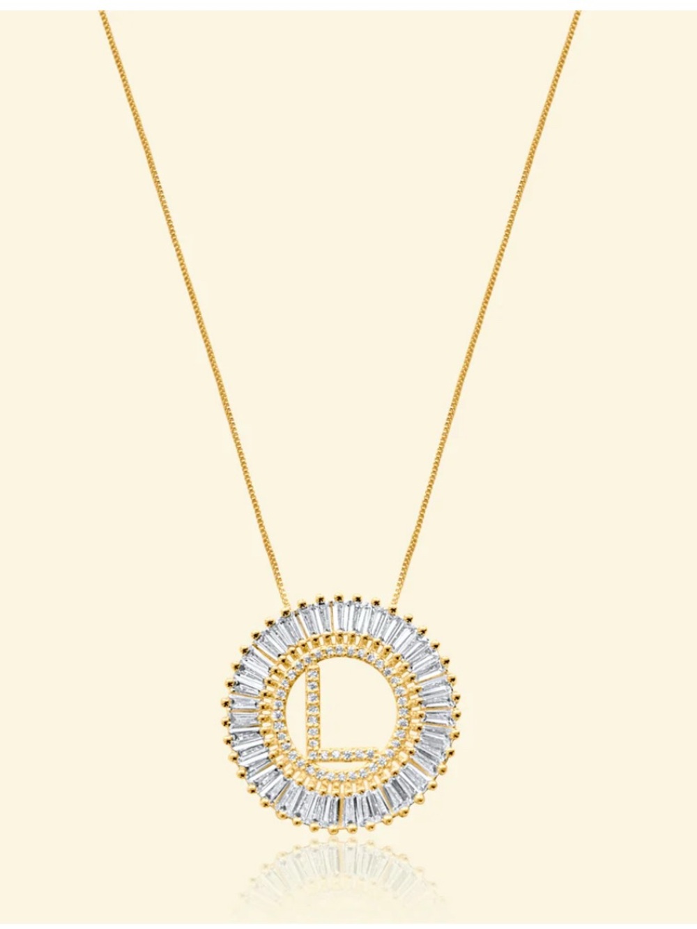 Initial Necklace “L”